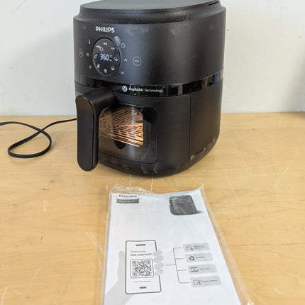 Philips 2000 Series Air Fryer with Window, 6.2L Capacity, 13 Cooking Functions & RapidAir Technology, Black
