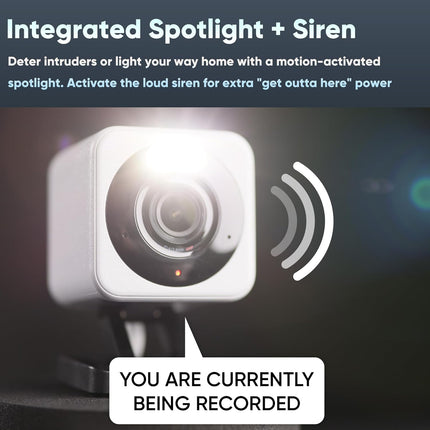 WyzeCam v4 Security Camera, 2K HD WiFi Smart Home Surveillance Camera, Indoor/Ou