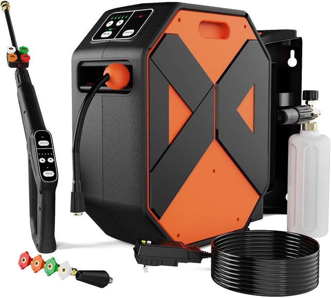 DGIVOVO Wall Mounted Electric Pressure Washer, 3500 PSI 2.5 GPM