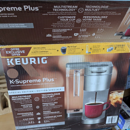 Keurig K-Supreme Plus Single Serve Coffee Maker Bundle - Special Edition