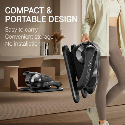 Under Desk Elliptical Machine, Electric Seated Pedal Exerciser, Mini Ellipse Leg