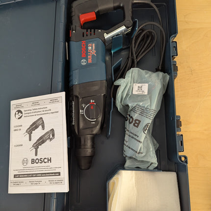 BOSCH GBH2-28L 1-1/8 in SDS-Plus Bulldog Xtreme Max Rotary Hammer, 8.5 Amp with Kickback Control & Vario-Lock
