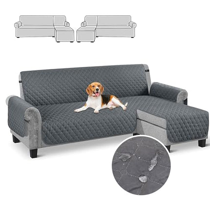 Sofa Slipcover, L Shape Sofa Cover Sectional Couch Cover Chaise Lounge Slip Cove