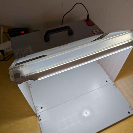 INCOMPLETE OPHIR Paint Booth, Spray Booth with Extra 2xFilter & 3xLed Light, Air