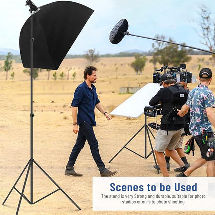 13ft Heavy Duty Light Stand Photography, Sdfghj Air Cushioned 13'/160inch/400cm