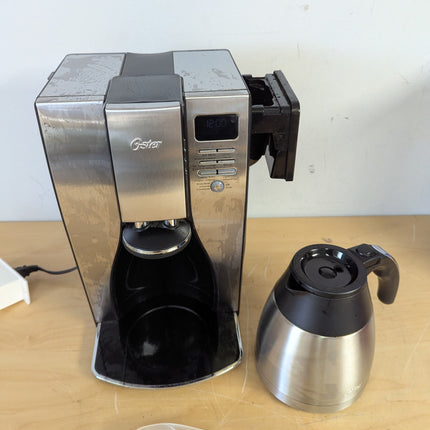 Oster 10-Cup Stainless Steel Thermal Coffee Maker, Heat-Retaining Carafe Drip Coffee Machine for Home & Office Brewing