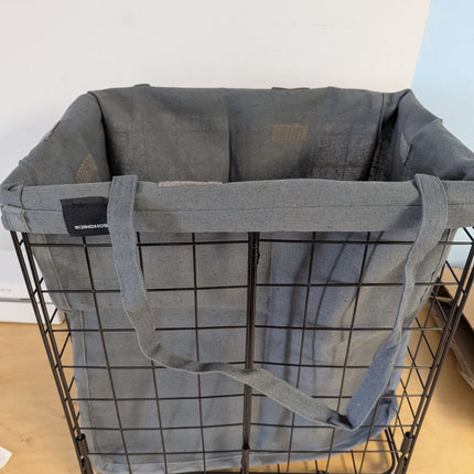 SONGMICS LCB150G01 Collapsible Laundry Hamper, Removable Washable Laundry Bag, W