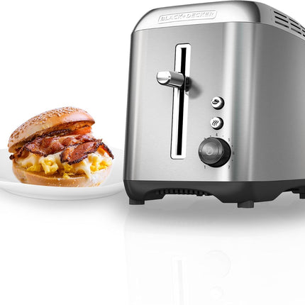 BLACK+DECKER TR3510SD Rapid Toast 2-Slice Toaster, Stainless Steel