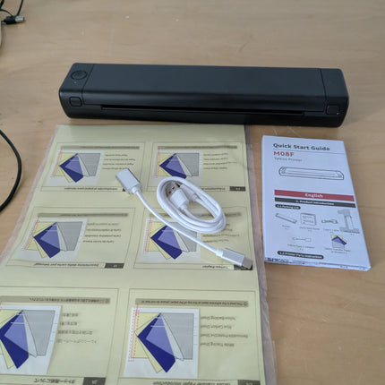 Phomemo Thermal Portable Printer Wireless for Travel, M08F Mobile for Home Use B
