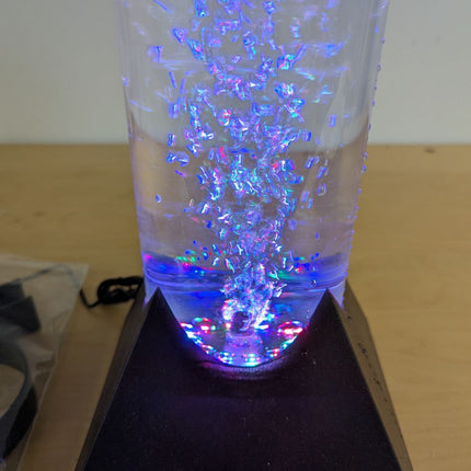 Brewish 4FT Sensory LED Water Bubble Fish Tube Floor Lamp with 16 Color Changing
