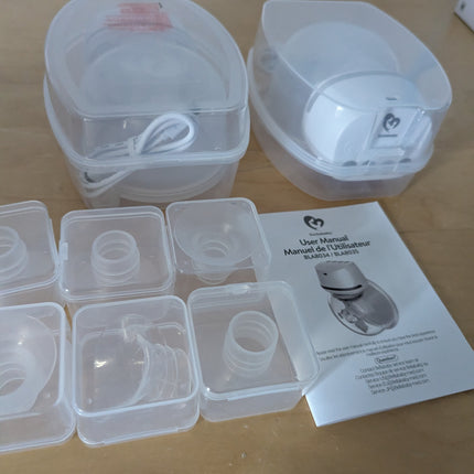 Bellababy Hands-Free Breast Pumps Wearable Upgraded with 17mm, 19mm, 21mm Insert