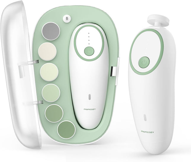 Momcozy Baby Nail File Electric, Gentle Baby Nail Trimmer Electric, Baby Nail Cl