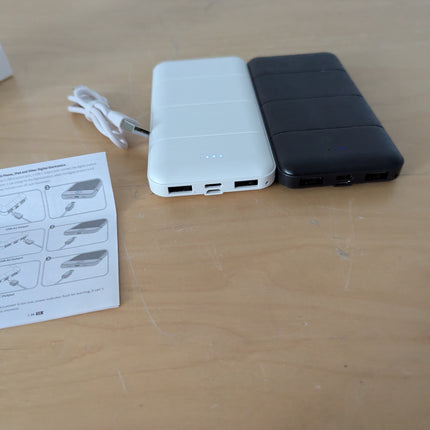 Portable-Charger-Power-Bank - 2 Pack 15000mAh Dual USB Power Bank Output 5V3.1A