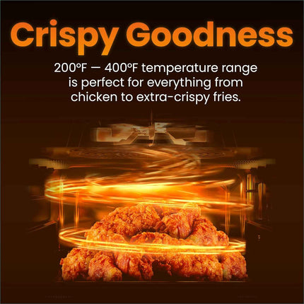 CHEFMAN 2 Qt Mini Air Fryer – Digital Space-Saving Compact Air Fryer with Nonsti
