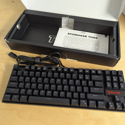 Redragon K552 Mechanical Gaming Keyboard 60% Compact 87 Key Kumara Wired Cherry