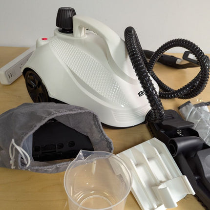 KROQO Steam Cleaner, Steam Mop with 23 Accessories, Powerful Multipurpose Portab