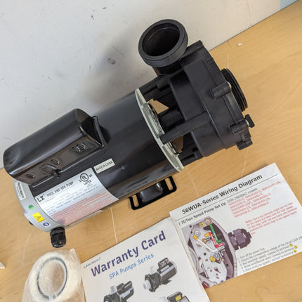 LINGXIAO LX 4HP 2-Speed Hot Tub Spa Pump, 220-240V, 2 Inch Ports