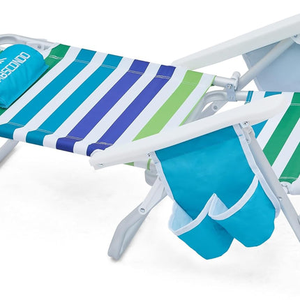 Aohanoi Beach Chair, Beach Chairs for Adults 2 Pack, Outdoor Folding Beach Chair