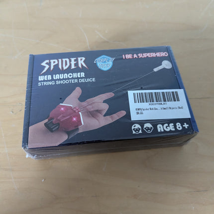 OUMYQ Spider Web Shooters Bracers - Superhero Launcher with Magnetic Sensor Ligh
