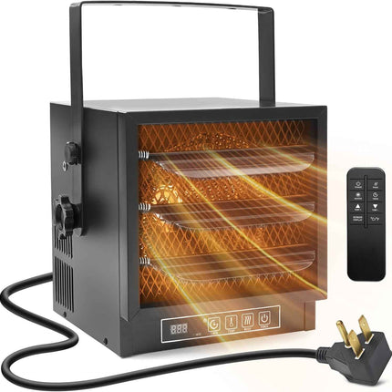 (No remote) 4800W Garage Heater Electric, 240V/30Amps with Plug, Fan-Forced Ther