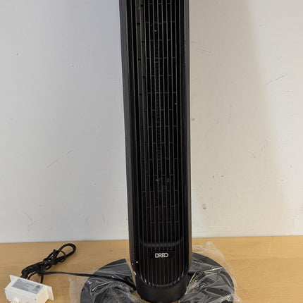 DREO Tower Fan for Bedroom (2026), Bladeless Oscillating Floor Fan with DC Motor, 8 Speeds, 4 Modes & Remote