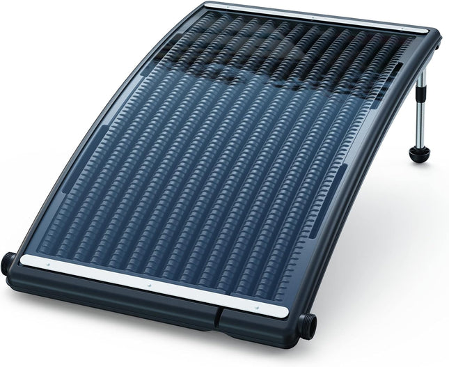 YiViKPE Curve Solar Pool Heater, Made for Above-Ground and Inground Pools, Inclu