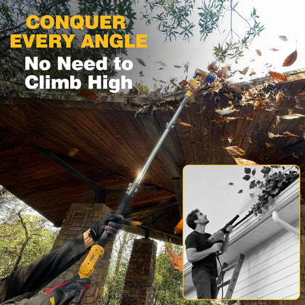 2 in 1 Cordless Leaf Blower for DEWALT 20V Max Battery, 740-CFM 190-MPH Handheld