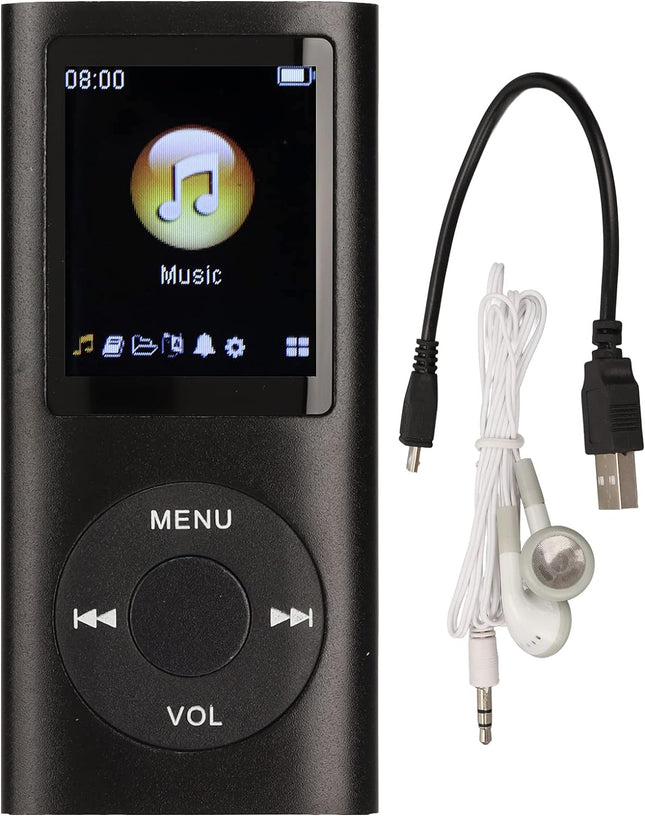 MP3 Player, Portable Lossless Sound Slim MP3 Music Player with Earphone, 1.8 Inc