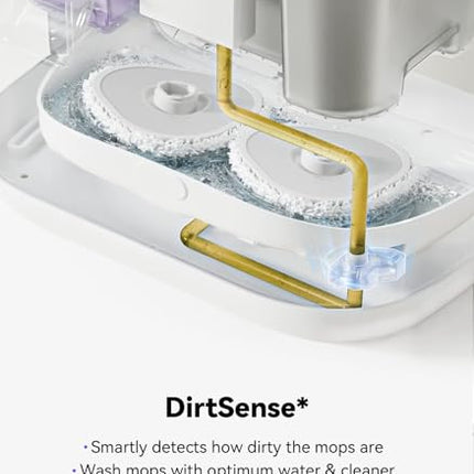 NARWAL Freo Robot Vacuum and Mop Comb, Washing & Drying, Dirt Sense Ultra Clean,