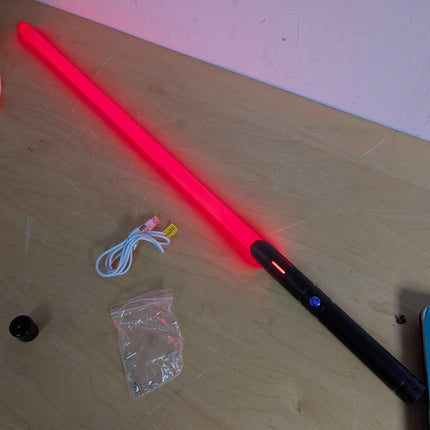 ANASABER Lightsaber,S8 Dueling Light Saber, RGB 12 Color Lightsabers with 3 Soun