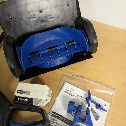 Snow Joe 24V Cordless Electric Shovel Kit w/ 4Ah Battery & Charger, 13″ Clearing