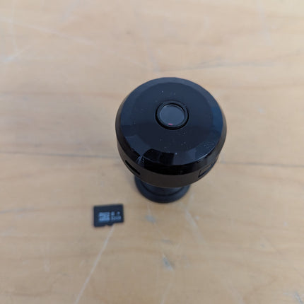 Mini camera with 32 gb sd card usb-c charged