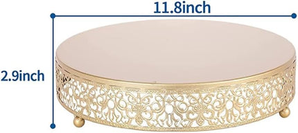 Gold Cake Stand metal Cupcake Display Stand Glossy Metallic Finish Holder for We