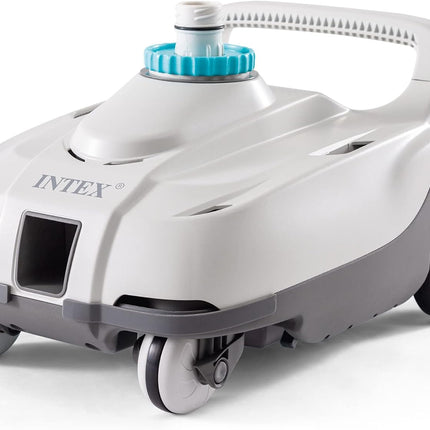 INTEX 28006E ZX100 Pressure-Side Automatic Above Ground Pool Cleaner with 21 ft Hose & Large Debris Tray