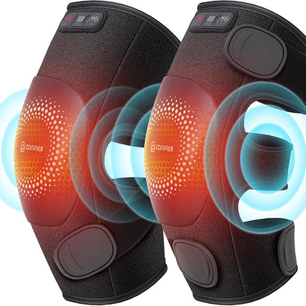COMFIER Cordless Knee Massager with Heat and Vibration, Graphene Heating for Kne