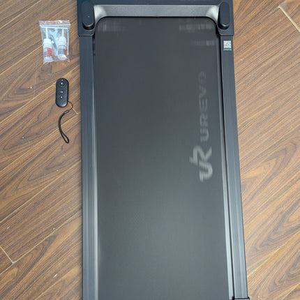 UREVO 2-in-1 Under Desk Walking Pad Treadmill, 4 MPH with 2.5 HP 40 dB Quiet Motor & App Control, 265 lb