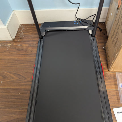 Under Desk Treadmills with Handle Bar, 3.0HP Compact Electric Walking Treadmill
