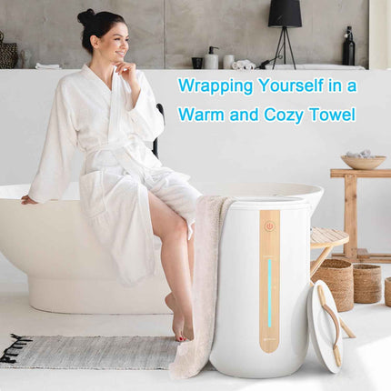 Keenray Towel Warmer for Bathroom, Towel Warmer Bucket with Heating Progress Bar