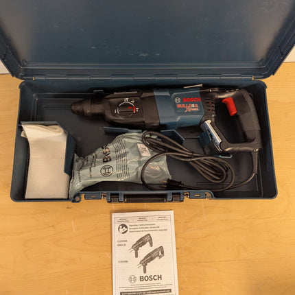 BOSCH GBH2-28L 1-1/8 in SDS-Plus Bulldog Xtreme Max Rotary Hammer, 8.5 Amp with Kickback Control & Vario-Lock