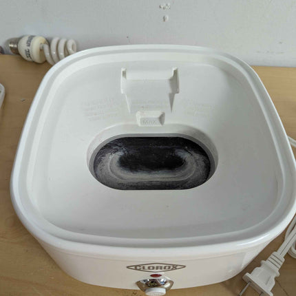 Clorox 2-Tier Electric Steam Sanitizer for Kitchen Utensils, Cleaning Sponges, B