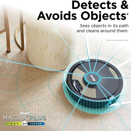 Shark Matrix Plus 2in1 Robot Vacuum & Mop with Sonic Mopping, Matrix Clean, Home