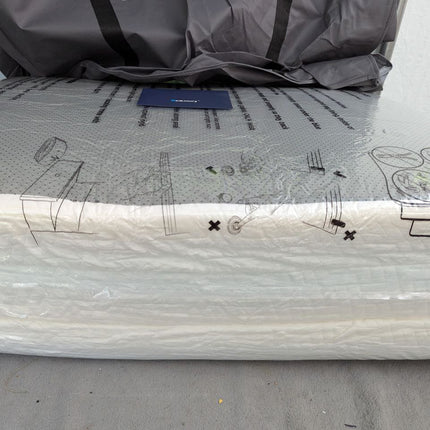 BedLuxury 4 Inch Tri Folding Mattress Twin Size with Storage Bag, Foldable Memor