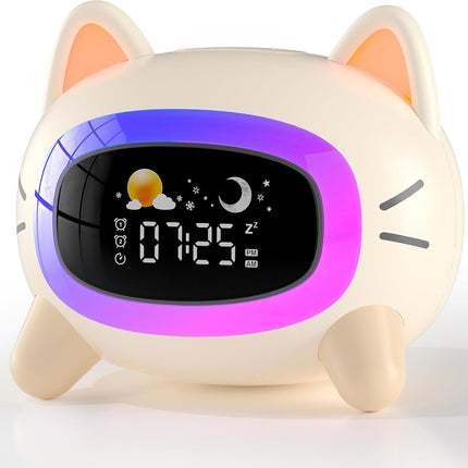 ANALOI Kids Alarm Clock Ok to Wake Alarm Clock for Kids, Toddlers Night Light Cl