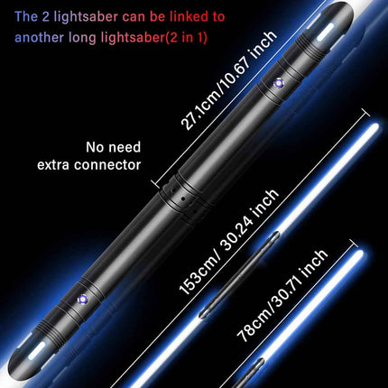 ANASABER Lightsaber,S8 Dueling Light Saber, RGB 12 Color Lightsabers with 3 Soun