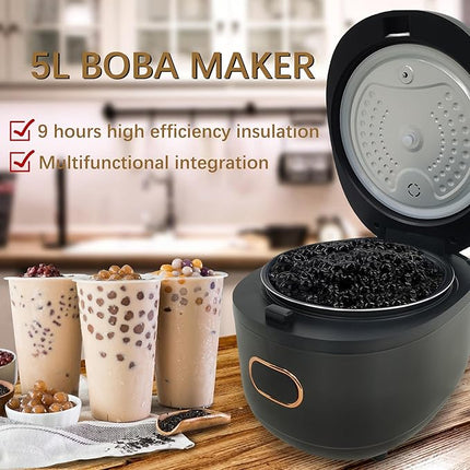 5L Tapioca Cooker, Commercial Tapioca Pearl Cooker, Electric Pearl Maker, Non-St