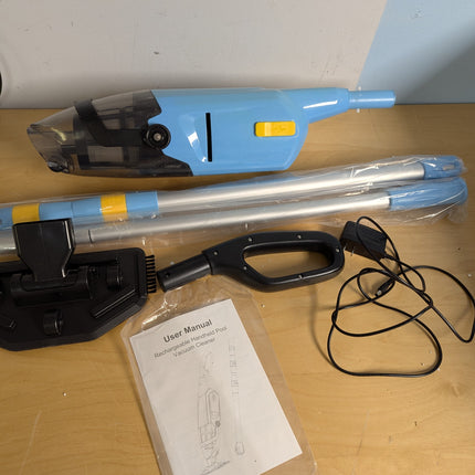 Pool Vacuum Cleaner for Above Ground Pool & In Ground Cordless Rechargeable Pool