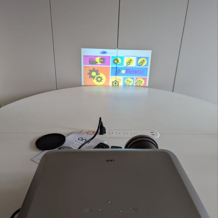 Projector with Streaming Services ONN 1080p Portable