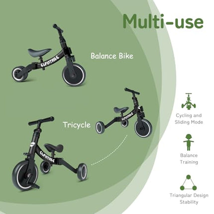 besrey 3 in 1 Toddler Bike for 1 Years to 4 Years Old Kids, Toddler Tricycle Kid