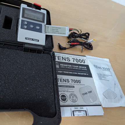 TENS 7000 Digital TENS Machine - for Back Pain, Neck Pain, General Pain Relief,