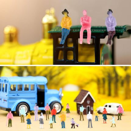 Namalu 1:150 Scale Miniature Figures Painted for Miniature Scenes Pack of | Mini